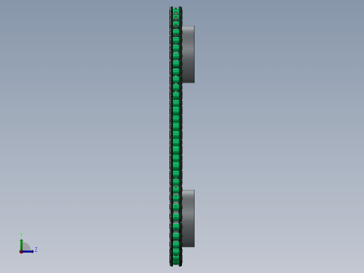 链条链轮机构左视缩略图