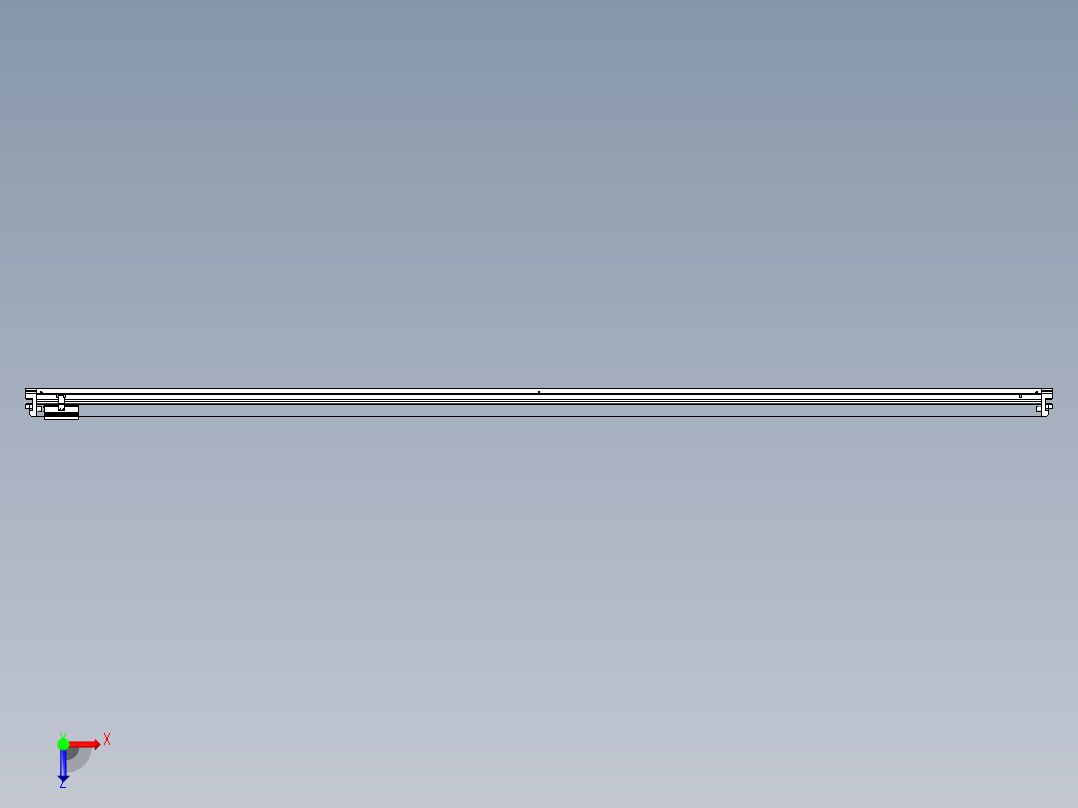 威洛博VL系列直线电机模组-VL22H1-S3050俯视图