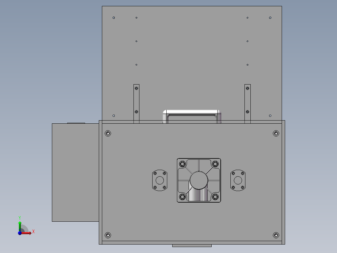 压垫脚工装设备前视图