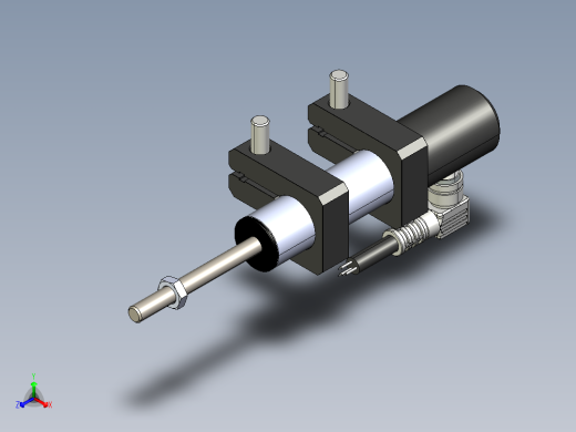 NOVOTECHNIK直线位移传感器TX2 系列 带安装卡正等轴测缩略图