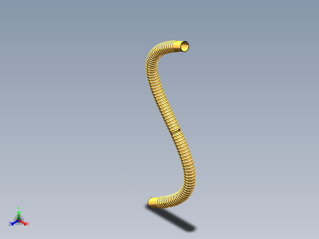 波纹管正等轴测图