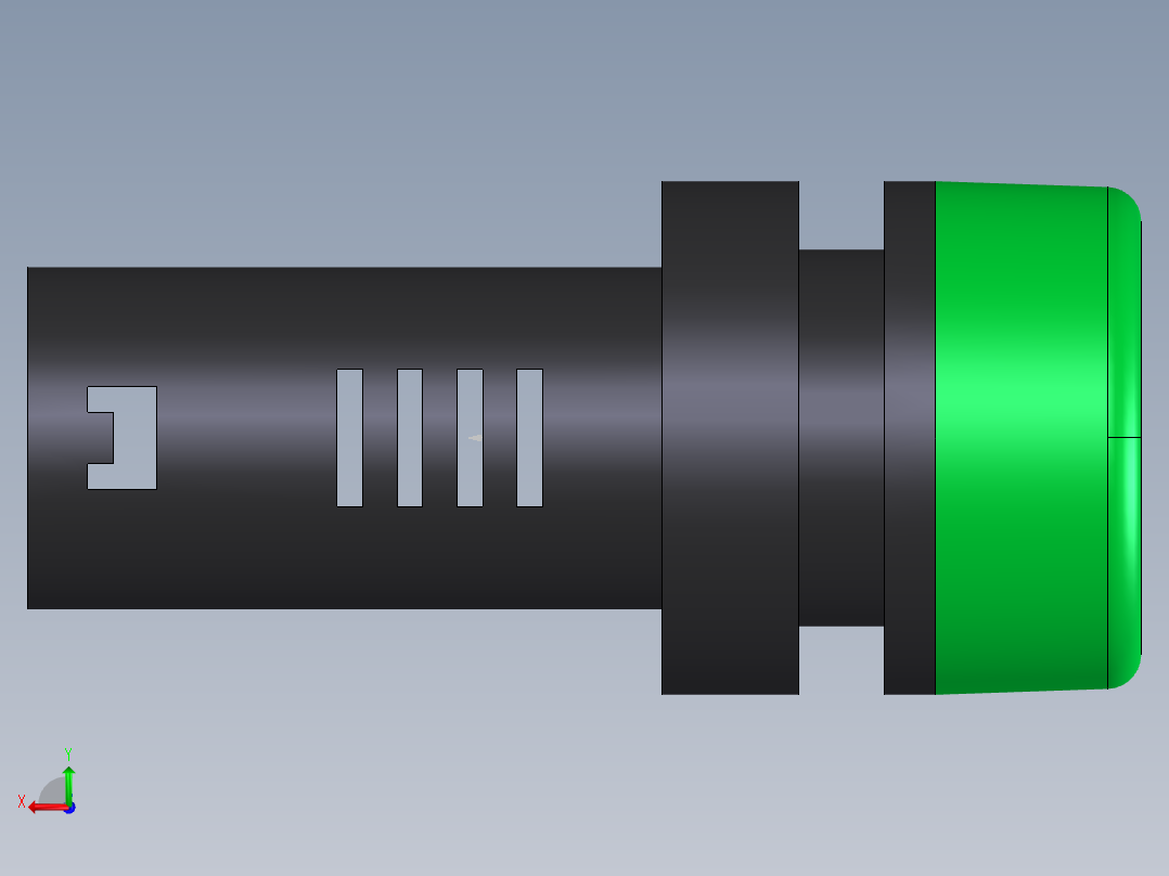 22指示灯后视图