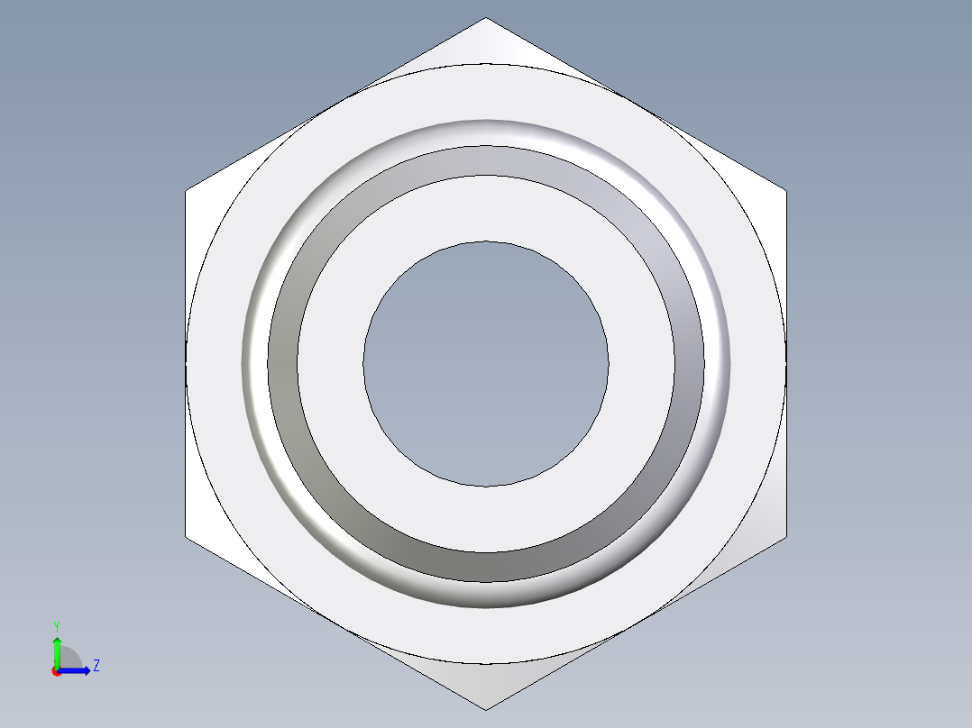 卡套式工业通用硬管接头EO_Male_Stud_connector_GEO12LMOMDCF左视图