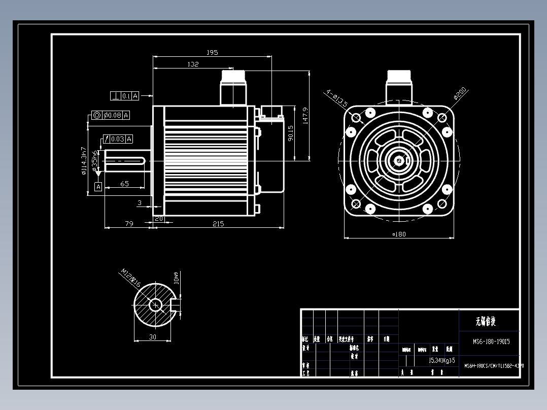 电机MS6H-180CS(M)orTL15B2-43P0.dwg