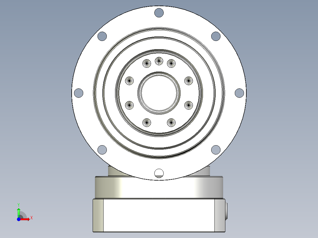 多摩川行星减速机TDR-064-L2-14BK14前视图