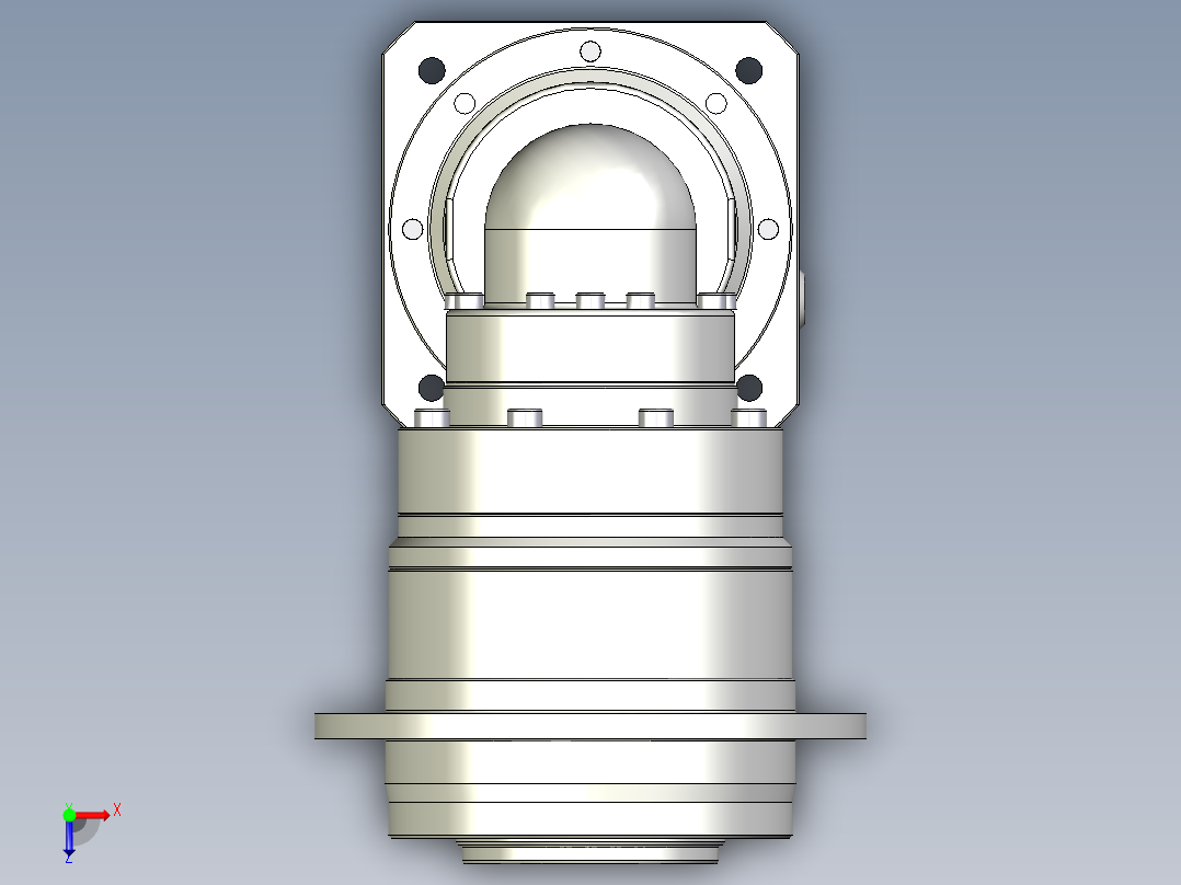 多摩川行星减速机TDR-064-L2-14BK14俯视图