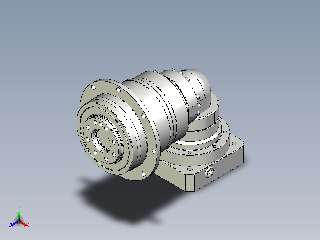 多摩川行星减速机TDR-064-L2-14BK14正等轴测图