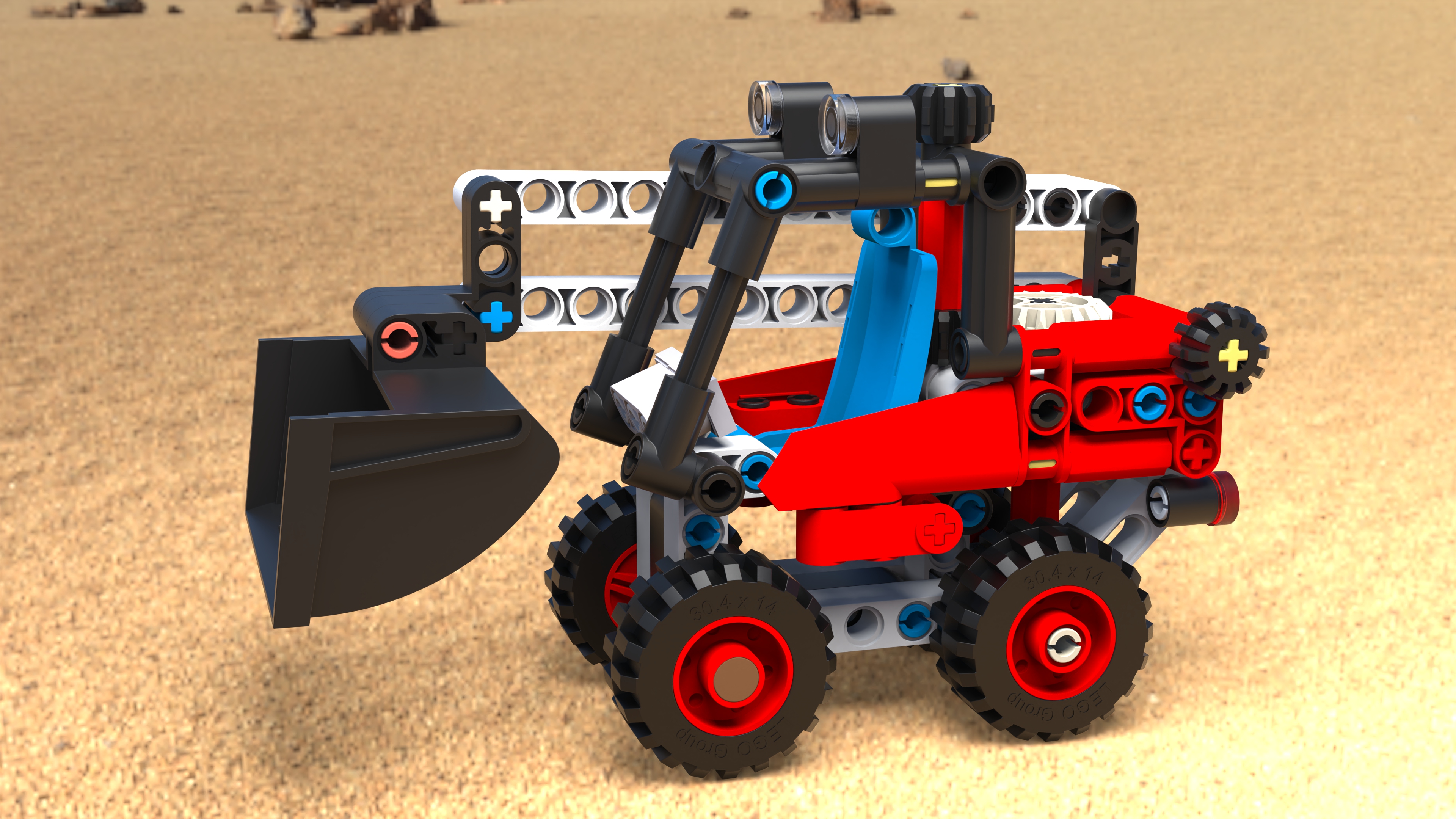 lego-technic-42116-skid-steer-loader.1-乐高玩具赛车