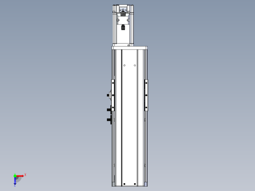 东锦丝杆传动-直线滑台模组DH102-C-L10-S150-BC-P400W-C3俯视缩略图