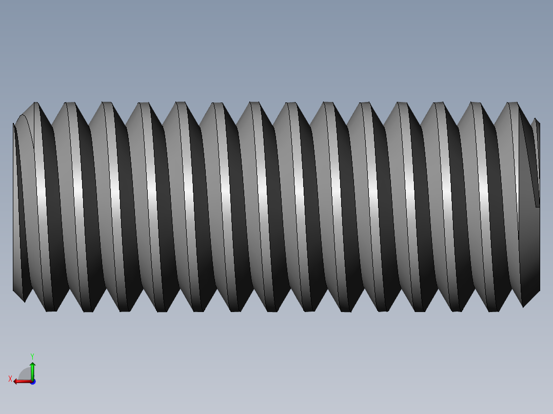 DIN 913-ISO 4026 固定螺钉-M4 L=10.SLDPRT后视图