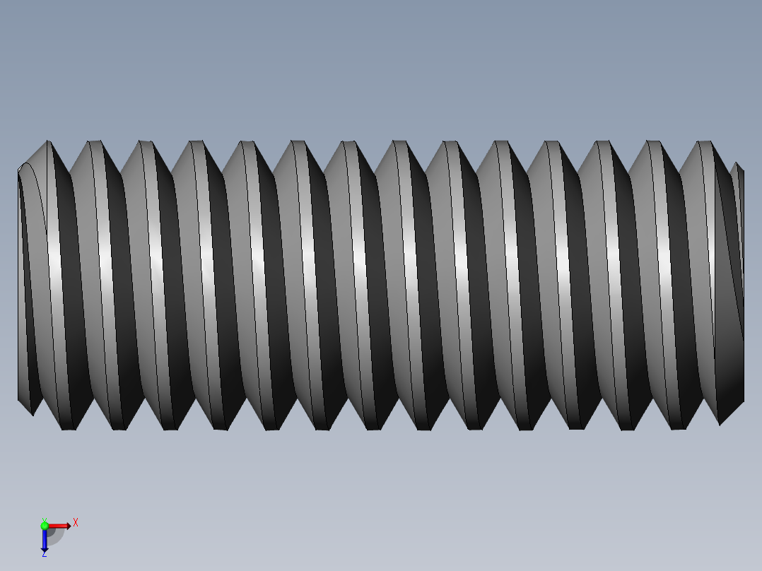 DIN 913-ISO 4026 固定螺钉-M4 L=10.SLDPRT俯视图