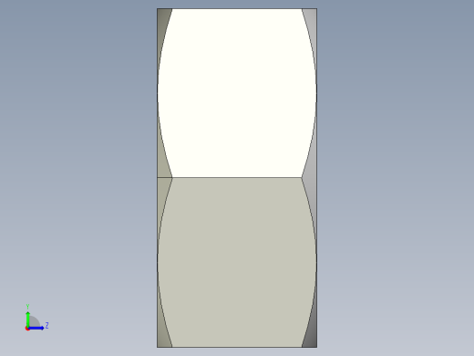 DIN 934 螺母-M10 Nut.STEP左视缩略图