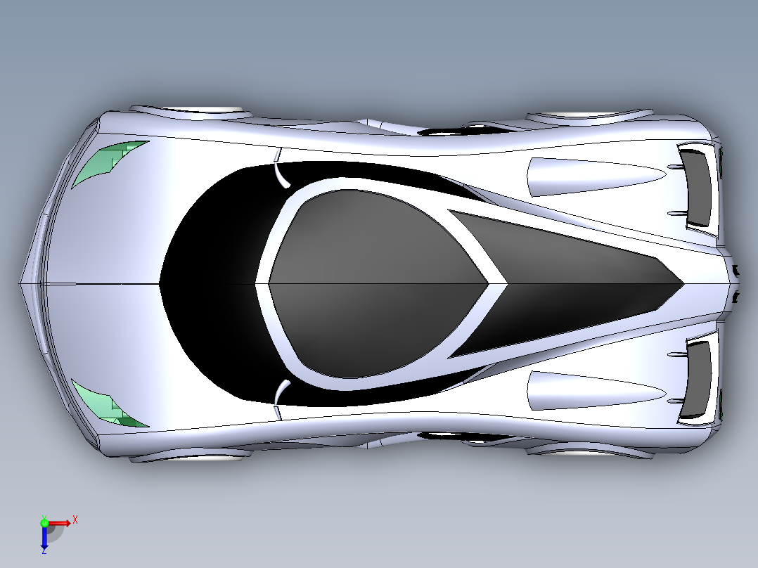 汽车2 (6)俯视图