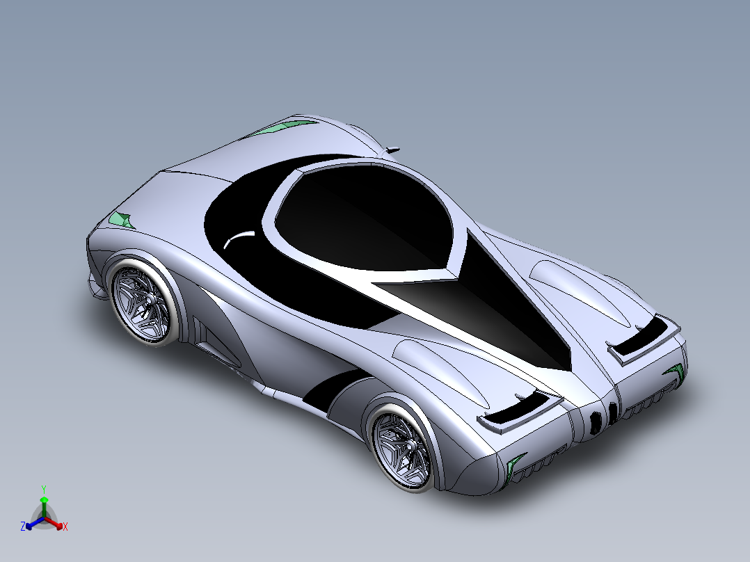 汽车2 (6)正等轴测图