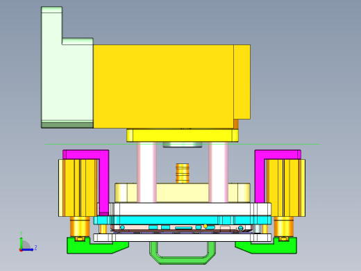 FONE-D笔记本CNC工装夹具三维模型-CNC4-08-07左视缩略图