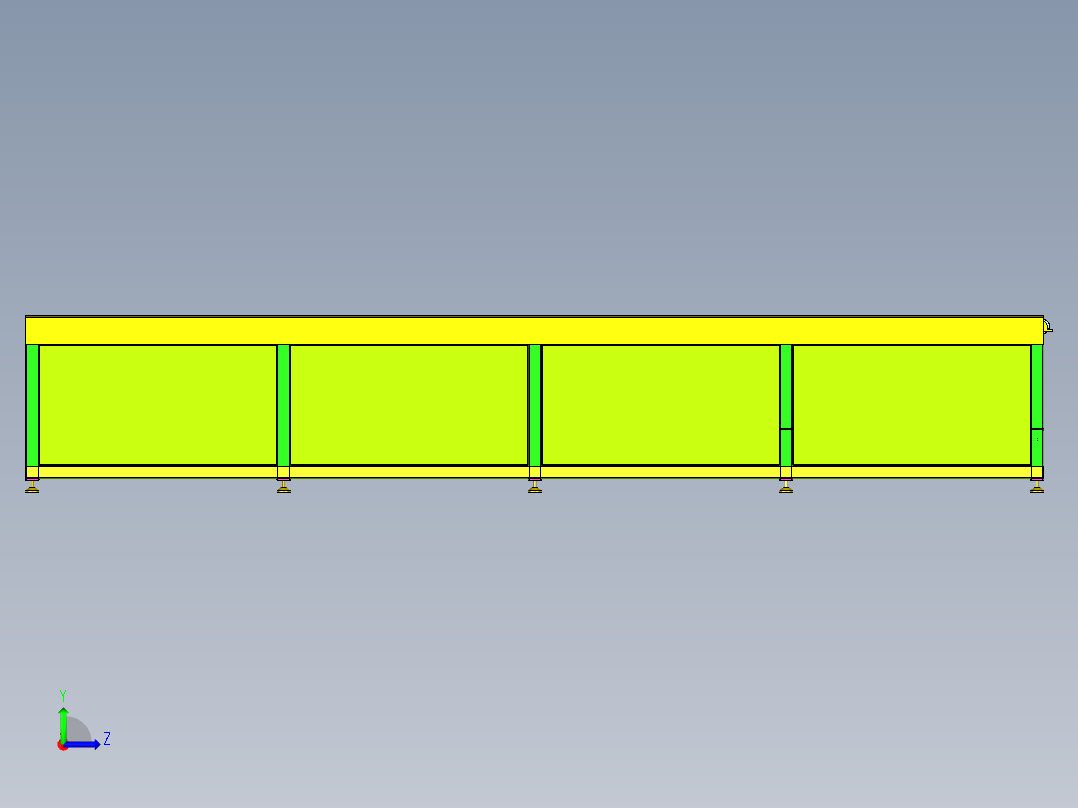 滚筒机设备左视图