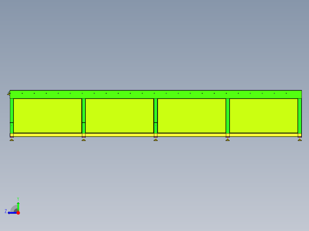 滚筒机设备右视图