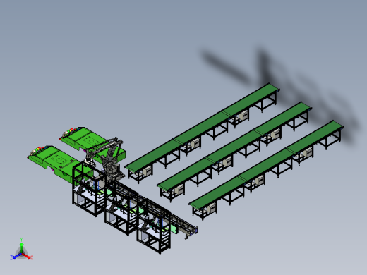 圆环压装自动化结构与取料机械手组合