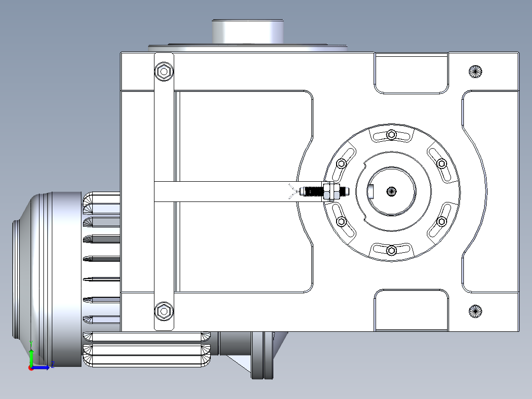 RU180DF意米精密分割器左视图