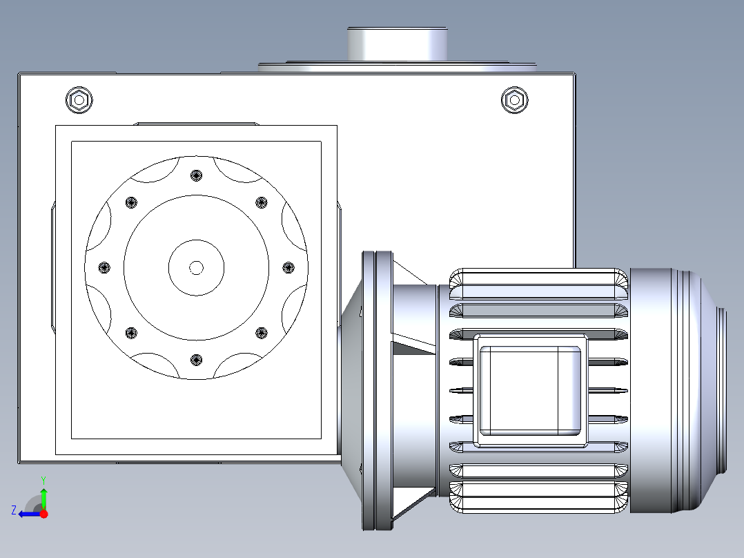 RU180DF意米精密分割器右视图