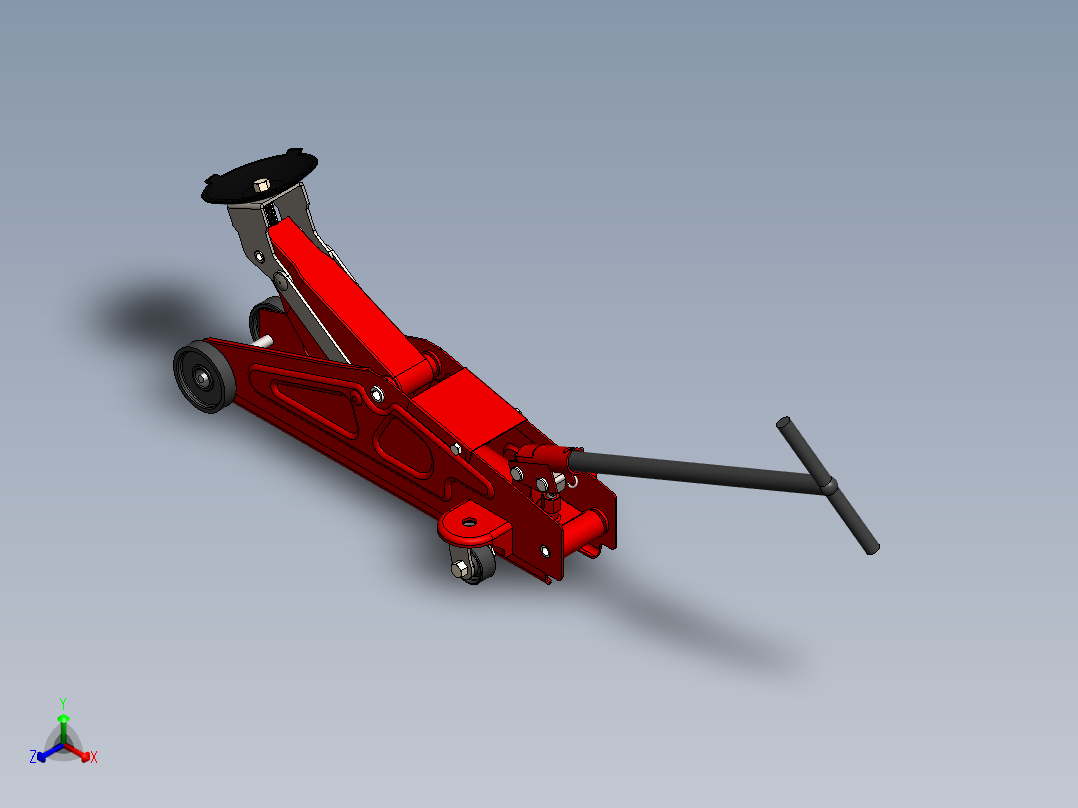 千斤顶(16)正等轴测图