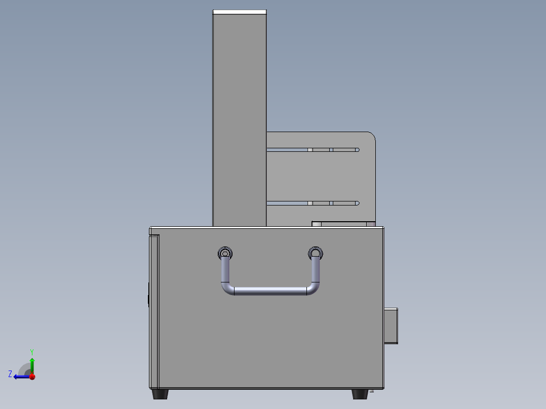 OPP束带机打捆机三维（束带机打捆机460-260-420）右视图