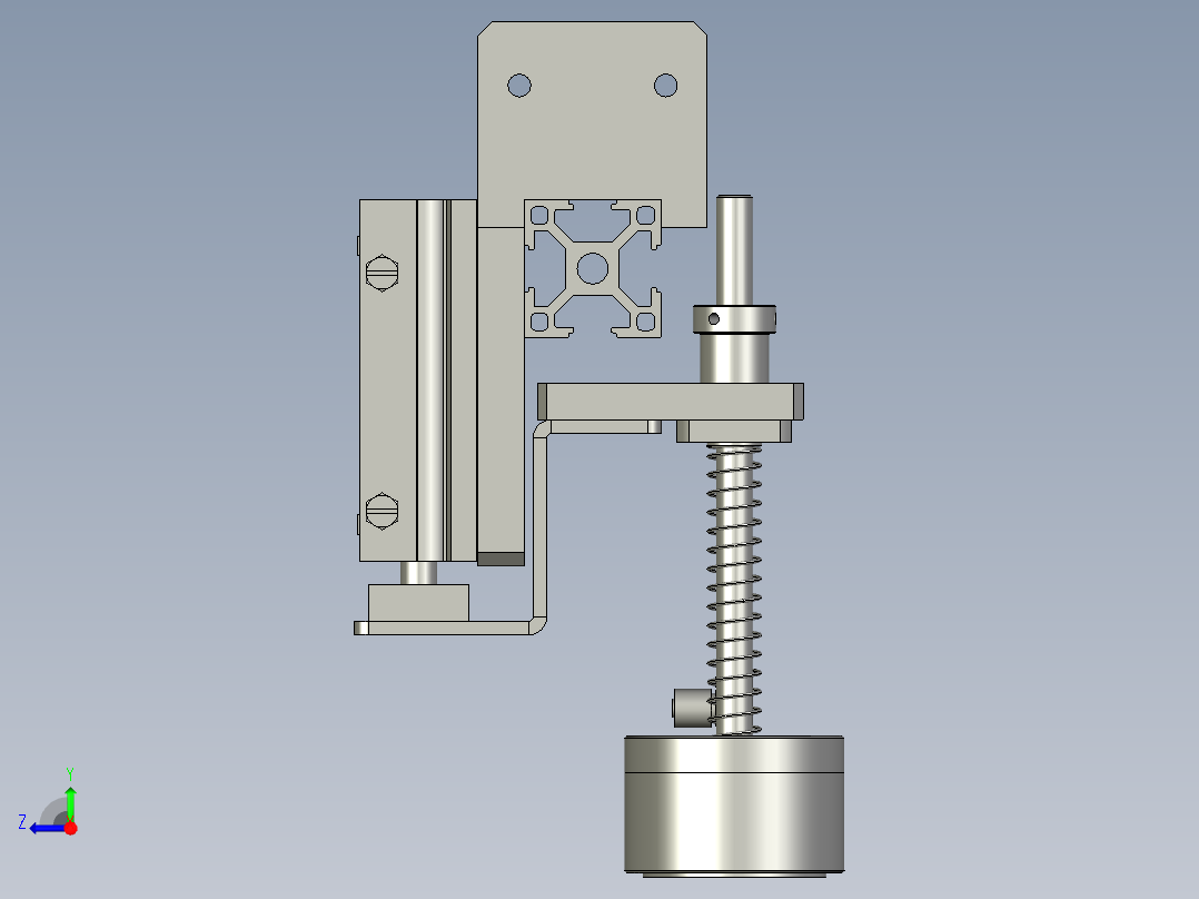 XMGJZDZP-H1-000涂洗洁精组件右视图