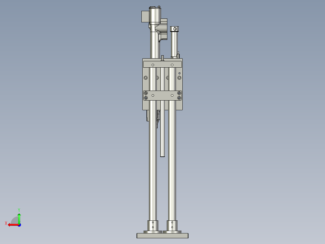 CCD上螺丝机构后视图