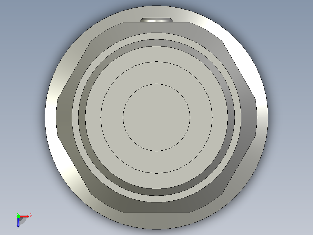 真空吸盘J-WES28-d20俯视图