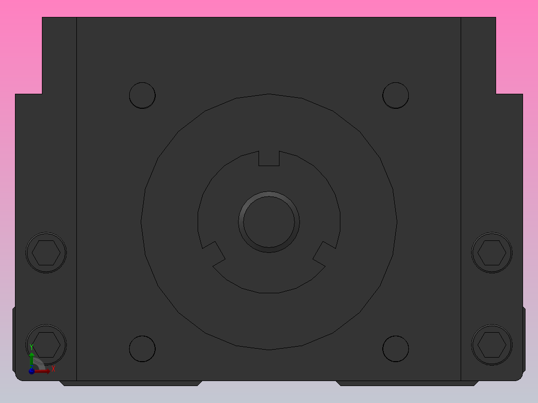 钢制KK模组直线滑台TKK100TKK100-1380前视图