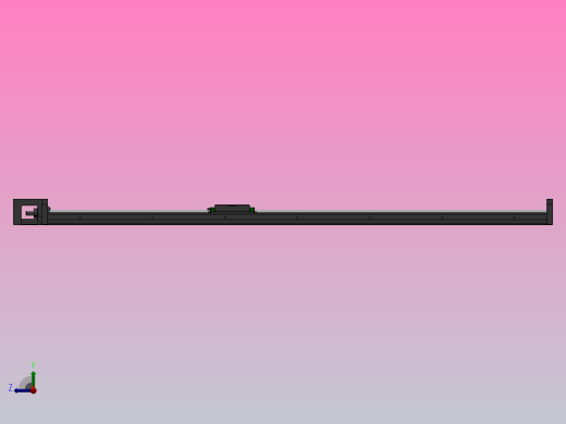 钢制KK模组直线滑台TKK100TKK100-1380右视缩略图