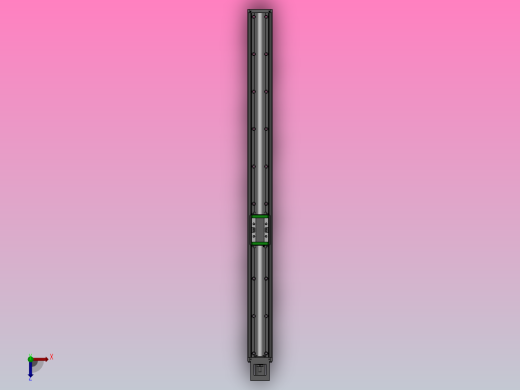 钢制KK模组直线滑台TKK100TKK100-1380俯视缩略图