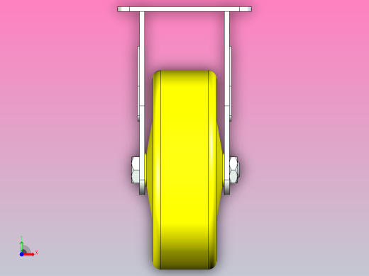 脚轮CKQ31-D100-UB前视缩略图