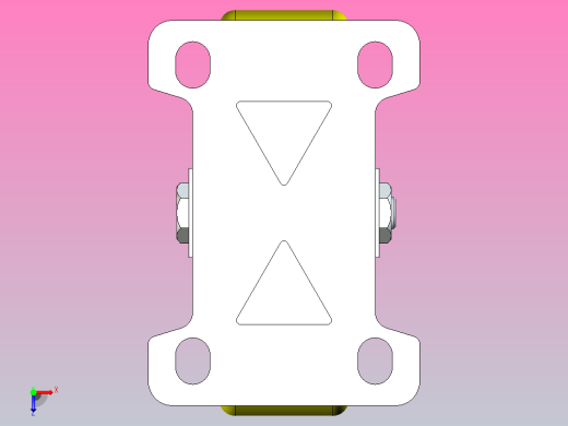 脚轮CKQ31-D100-UB俯视缩略图