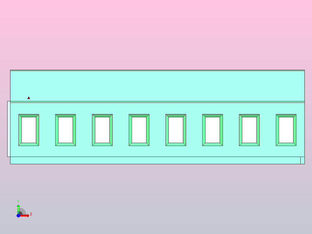 端子DG129R-7.62-08P-14-00AH前视图