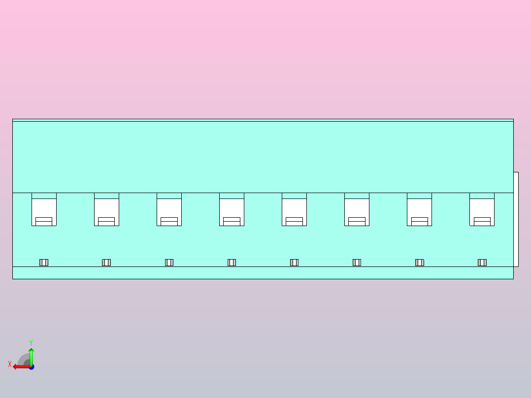 端子DG129R-7.62-08P-14-00AH后视图