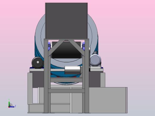 芦柑分拣机三维SW+二维CAD左视缩略图