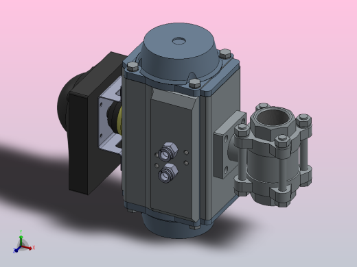 管道部件(水箱 流量计 控制阀 管件等)3D数模图纸 Solidworks设计