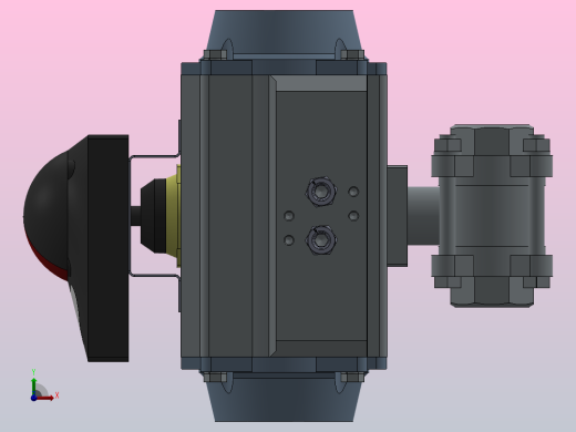 管道部件(水箱 流量计 控制阀 管件等)3D数模图纸 Solidworks设计前视缩略图