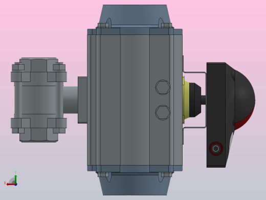 管道部件(水箱 流量计 控制阀 管件等)3D数模图纸 Solidworks设计后视缩略图