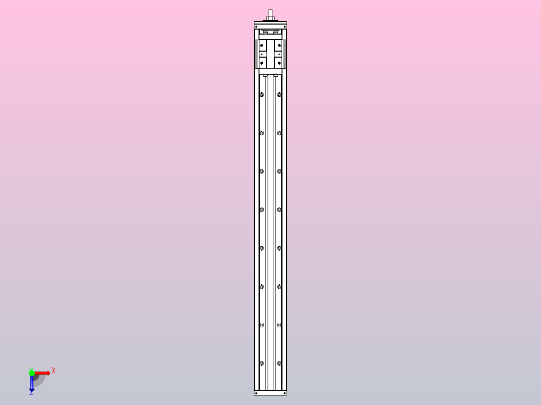 钢基模组TPA-KSR-8610C-940A1-M-H0俯视图