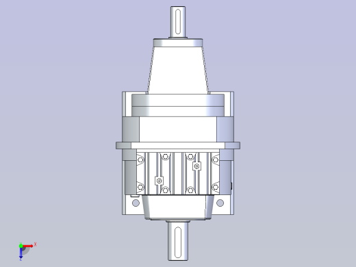 RD轴输入型斜齿轮减速机俯视缩略图