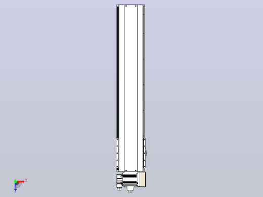皮带直线轴半封闭可选导轨TPA-HNB-220D-176-L900-RU-C-P1K-N3俯视缩略图