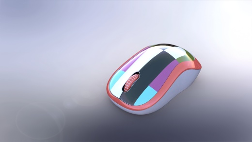 使用solidworks 对罗技鼠标进行表面建模缩略图