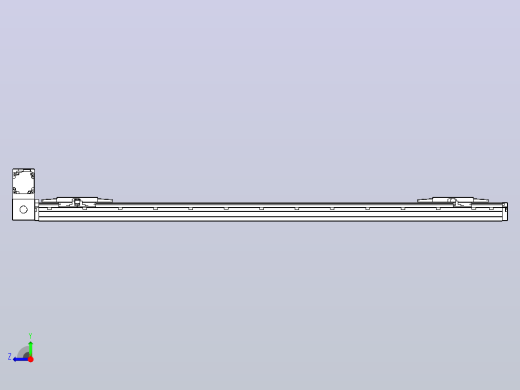 皮带直线轴双滑块型TPA-GCBS-120-P70-L425-LU-M20-N3右视缩略图