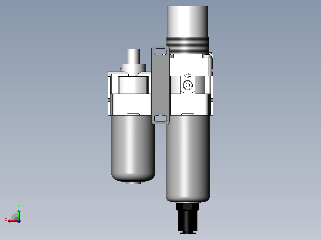 过滤器AC30A-03DG-A后视图