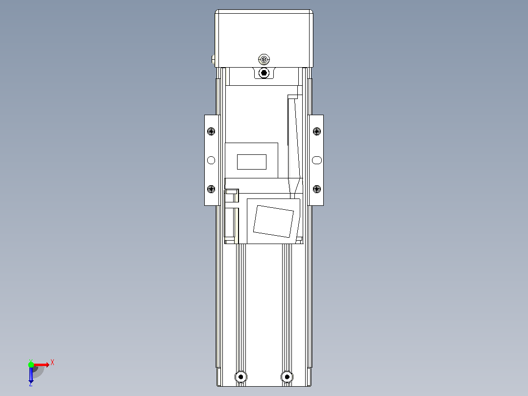 钢基模组TPA-KNR-5002C-150A1-MU-H1俯视图