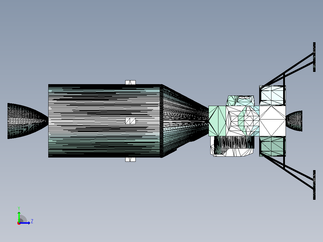 NASA 登月计划左视图