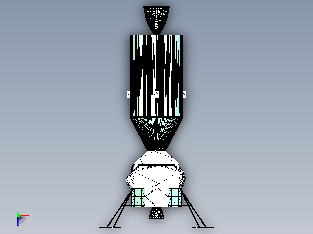 NASA 登月计划俯视图
