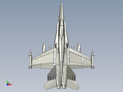 f15-hornet STP飞机前视缩略图